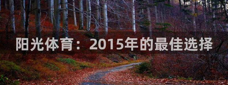 谈球吧体育官网：阳光体育：2015年的最佳选择