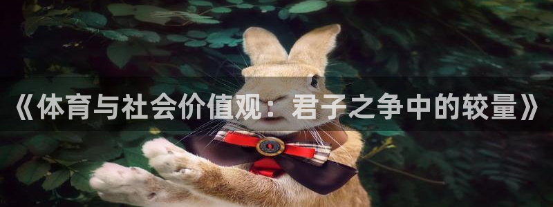 谈球吧体育官网：《体育与社会价值观：君子之争中的较量》